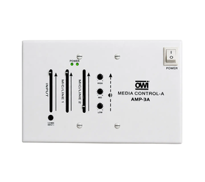 AWAL-370 - 60 WATT AMPLIFIER MIXER  - 3 SOURCE *  70 VOLT 