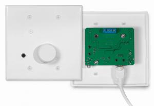 (LIMITED QUANTITIES) AMP-CAT-2GBFP: Amplifier with Cat-5 Connector, Powers up to Two Compatible OWI Speakers
