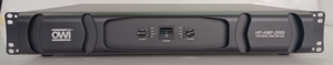 HP-AMP-2600 - 2 X 1000 watts @ 8 ohms 2 x 600 Watts @ 70 volt 
