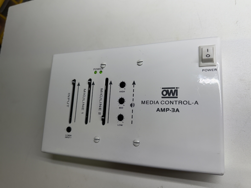 AWAL-370 - 60 WATT AMPLIFIER MIXER  - 3 SOURCE *  70 VOLT 